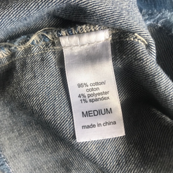 Maurices Women’s Small Denim Vest Jean Jacket Distressed Button Front - Picture 9 of 12